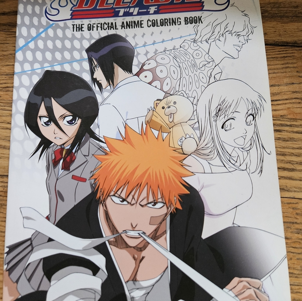 Bleach Official Anime Coloring Book - Orange, Black, White